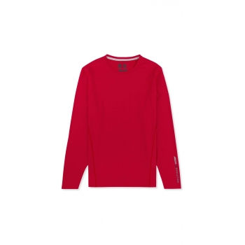 Musto Evolution Sunblock Long Sleeve T-Shirt RED M